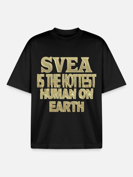 Svea - Boxy Heavyweight Unisex Organic T-Shirt by Stanley/Stella - black