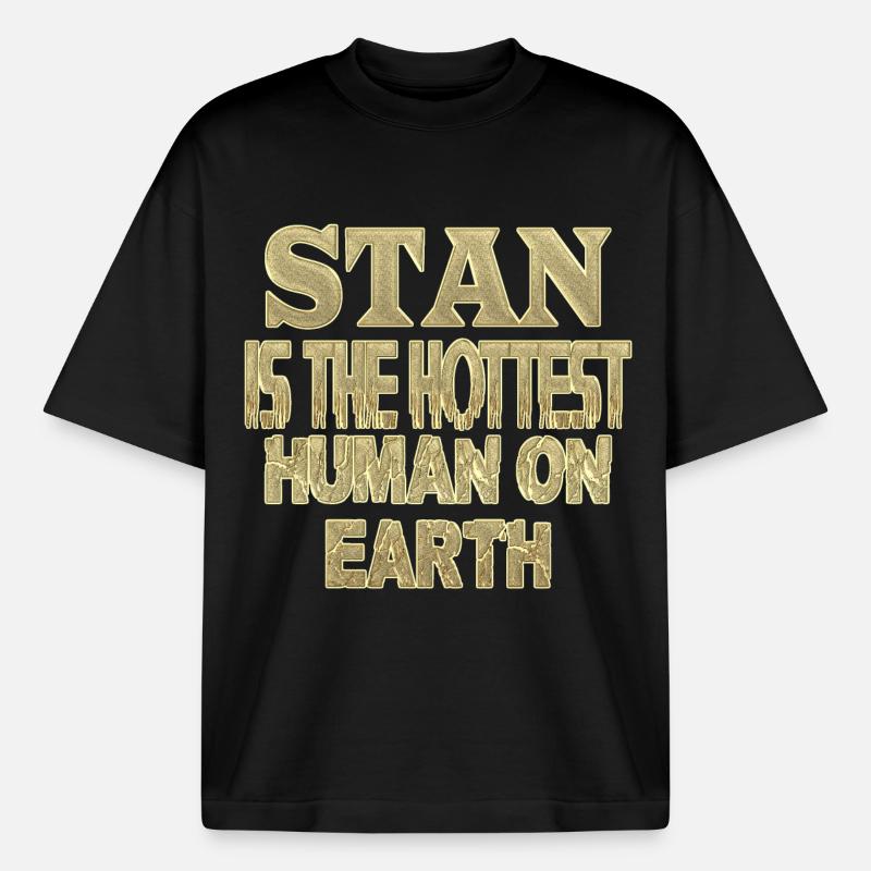 Stan - Boxy Heavyweight Unisex Organic T-Shirt by Stanley/Stella - black