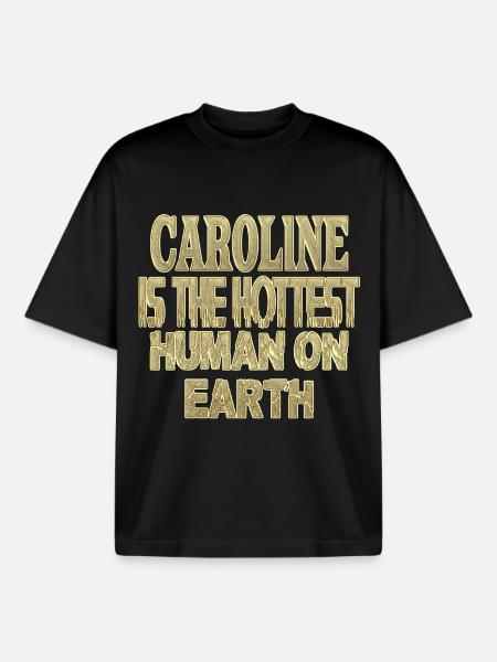 Caroline - T-shirt unisexe boxy épais biologique Stanley/Stella - noir