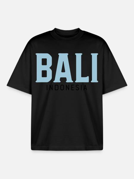 Bali - T-shirt unisexe boxy épais biologique Stanley/Stella - noir