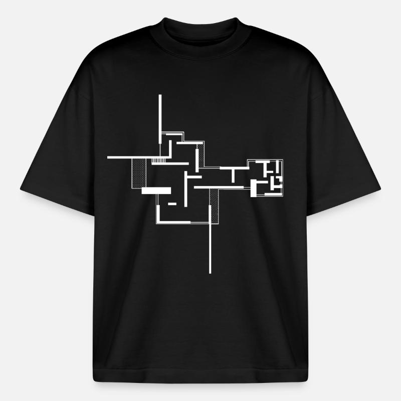 Architecture - Heavyweight Boxy Unisex T-Shirt by Stanley/Stella - black