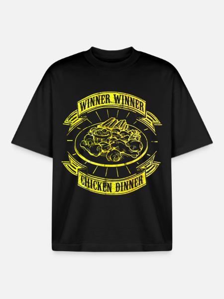 playerunknown's battlegrounds / PUBG - Boxy Heavyweight Unisex Organic T-Shirt von Stanley/Stella - Schwarz