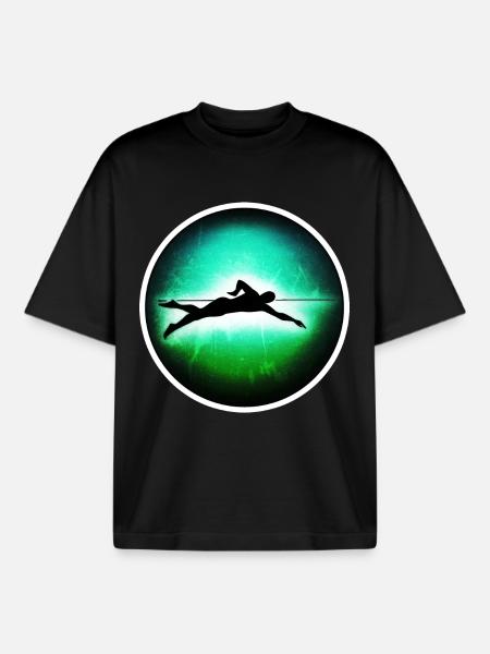 Swimming - Swimmers - Boxy Heavyweight Unisex Organic T-Shirt by Stanley/Stella - black