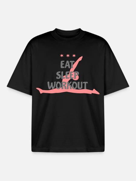 sports - Boxy Heavyweight Unisex Organic T-Shirt by Stanley/Stella - black