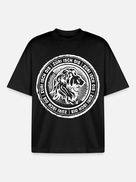 Zurich - Zurich - Boxy Heavyweight Unisex Organic T-Shirt by Stanley/Stella - black