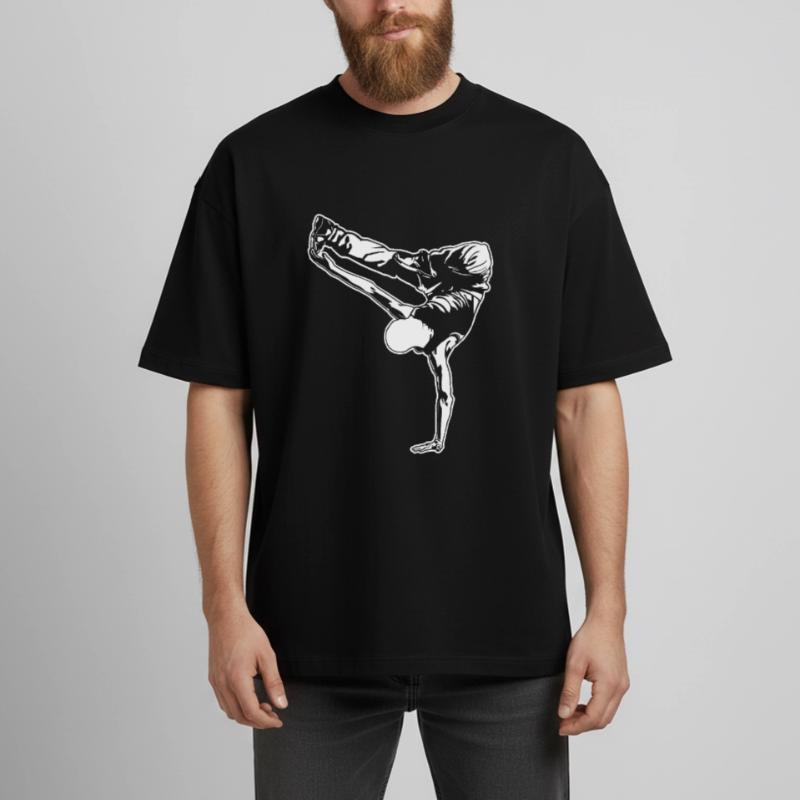 breakdancer T-shirt unisexe boxy épais biologique Stanley/Stella