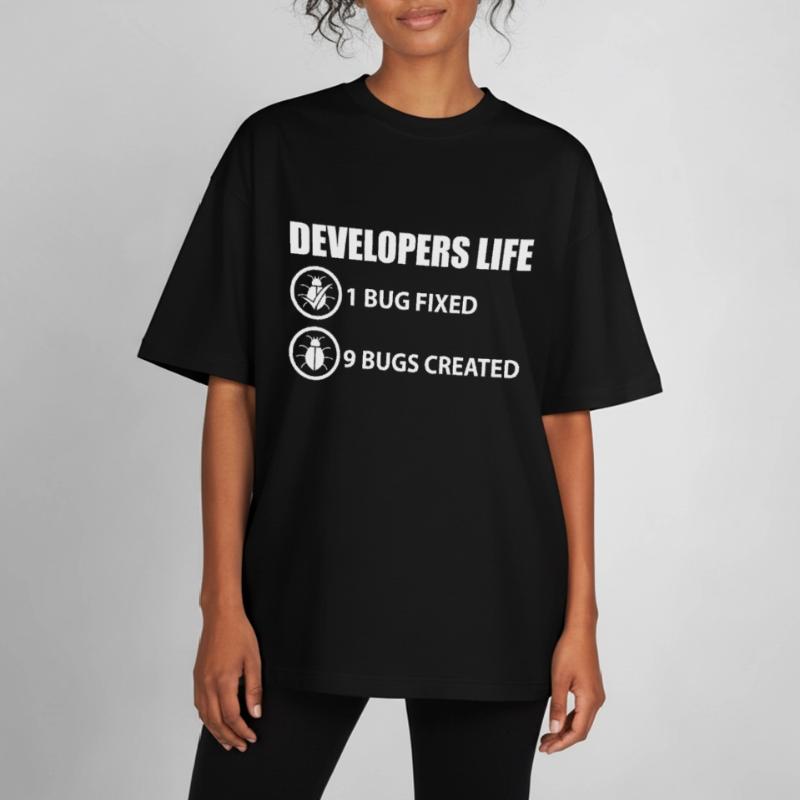 Programmierer Witz Boxy Heavyweight Unisex Organic T-Shirt von Stanley/Stella