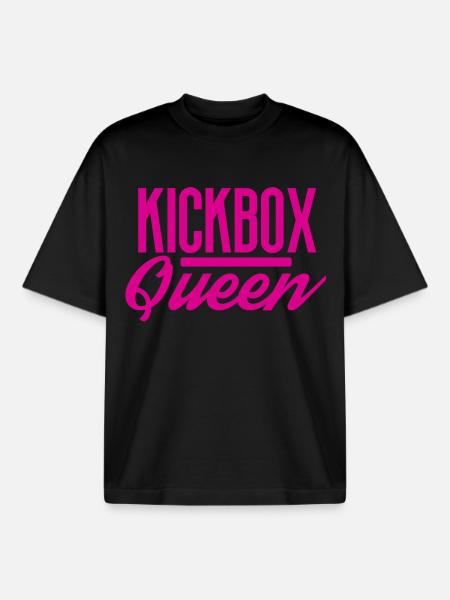 Kickboxen Kickboxing - Boxy Heavyweight Unisex Organic T-Shirt von Stanley/Stella - Schwarz