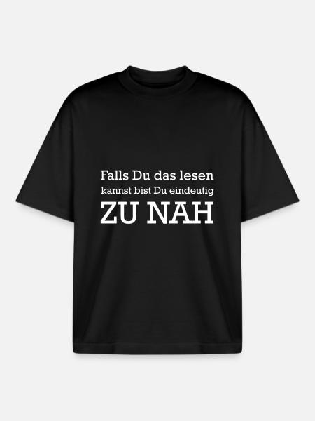 lustig - Boxy Heavyweight Unisex Organic T-Shirt von Stanley/Stella - Schwarz
