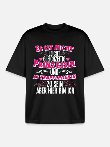 Altenpflegerin - Boxy Heavyweight Unisex Organic T-Shirt von Stanley/Stella - Schwarz
