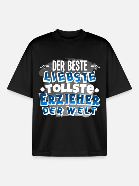 educator - Boxy Heavyweight Unisex Organic T-Shirt by Stanley/Stella - black