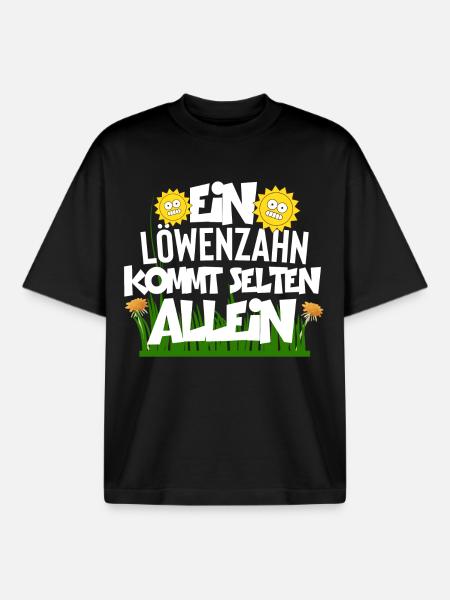Garten Gärtner - Boxy Heavyweight Unisex Organic T-Shirt von Stanley/Stella - Schwarz