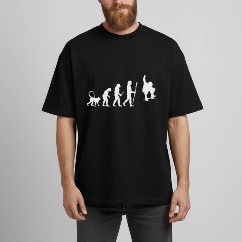 Skater Evolution Boxy Heavyweight Unisex Organic T-Shirt von Stanley/Stella