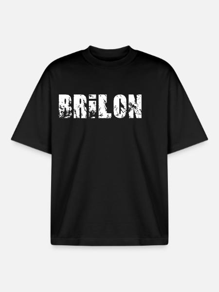 Brilon - Boxy Heavyweight Unisex Organic T-Shirt von Stanley/Stella - Schwarz