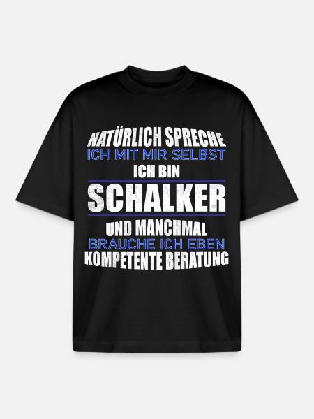 Schalker advice gift idea - Boxy Heavyweight Unisex Organic T-Shirt by Stanley/Stella - black