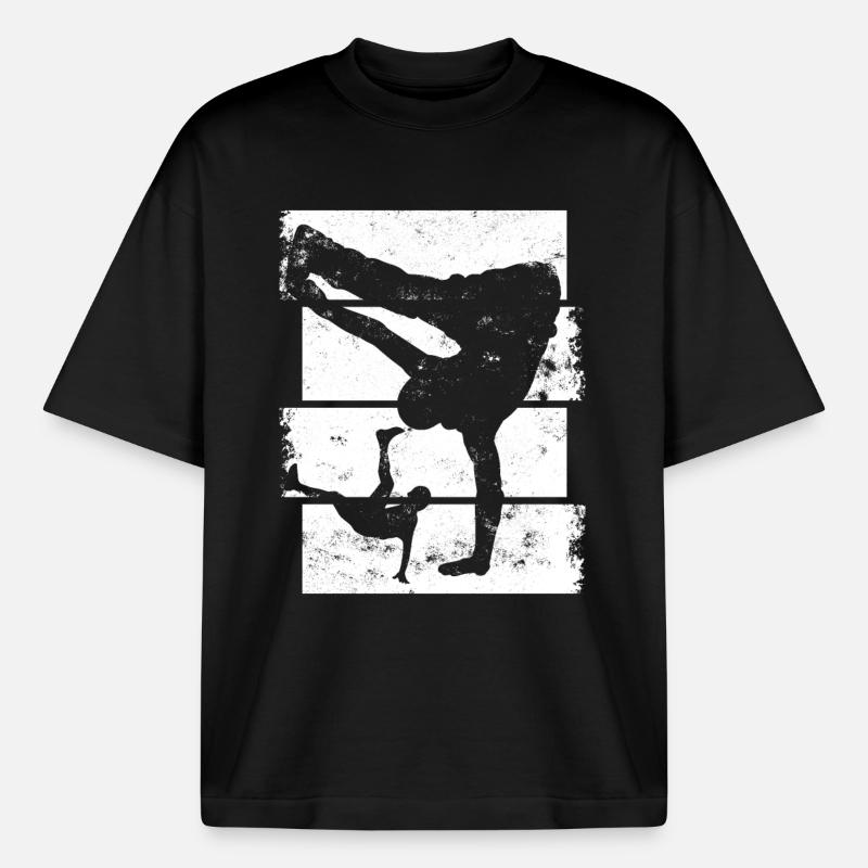 Breakdancer - Boxy Heavyweight Unisex Organic T-Shirt von Stanley/Stella - Schwarz