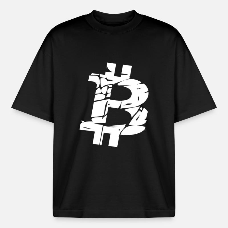 Bitcoin Revolution - Boxy Heavyweight Unisex Organic T-Shirt von Stanley/Stella - Schwarz