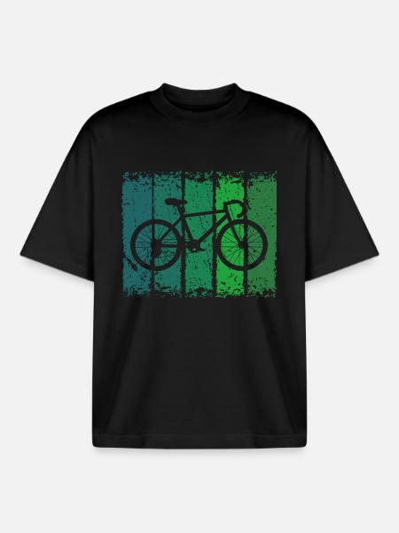 vélo - T-shirt unisexe boxy épais biologique Stanley/Stella - noir
