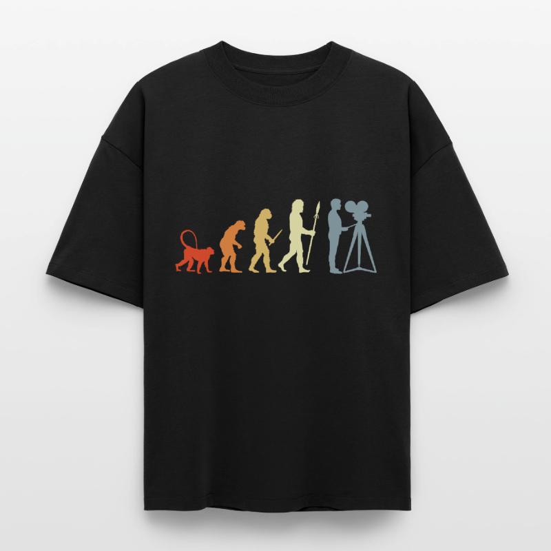 Évolution du caméraman T-shirt unisexe boxy épais biologique Stanley/Stella