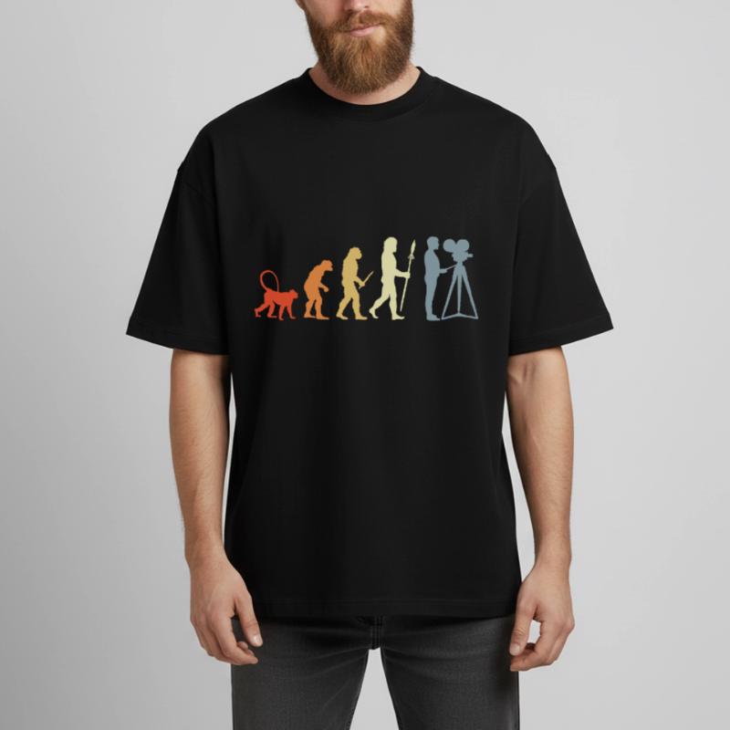 Kameramann Evolution Boxy Heavyweight Unisex Organic T-Shirt von Stanley/Stella