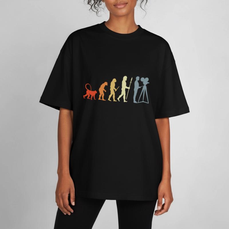Kameramann Evolution Boxy Heavyweight Unisex Organic T-Shirt von Stanley/Stella