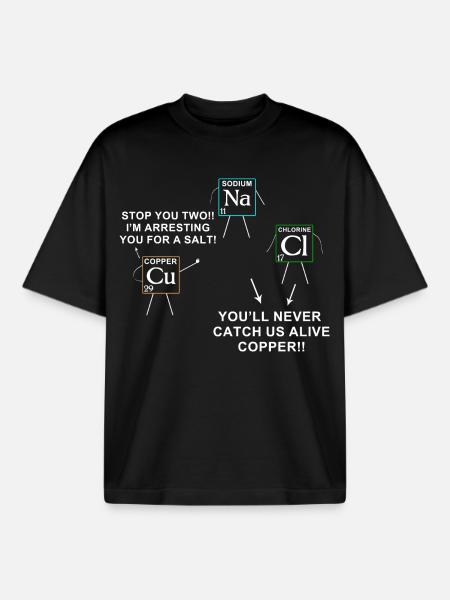 science - T-shirt unisexe boxy épais biologique Stanley/Stella - noir