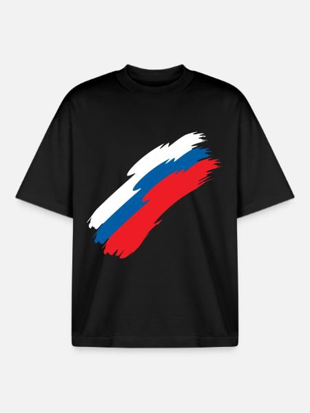 Slovénie - T-shirt unisexe boxy épais biologique Stanley/Stella - noir