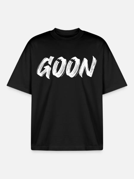 Goon - Boxy Heavyweight Unisex Organic T-Shirt by Stanley/Stella - black