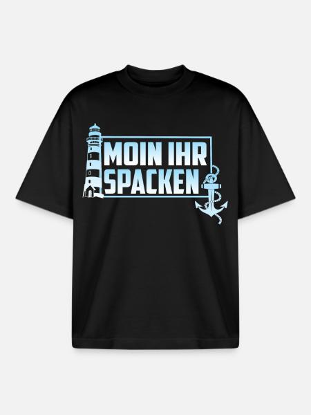 MOIN VOTRE SPACKEN - T-shirt unisexe boxy épais biologique Stanley/Stella - noir