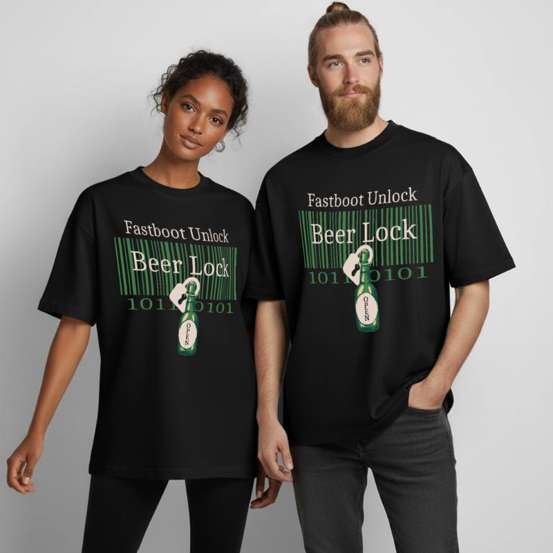 Hacker Beer Castle Heavyweight Boxy Unisex T-Shirt by Stanley/Stella