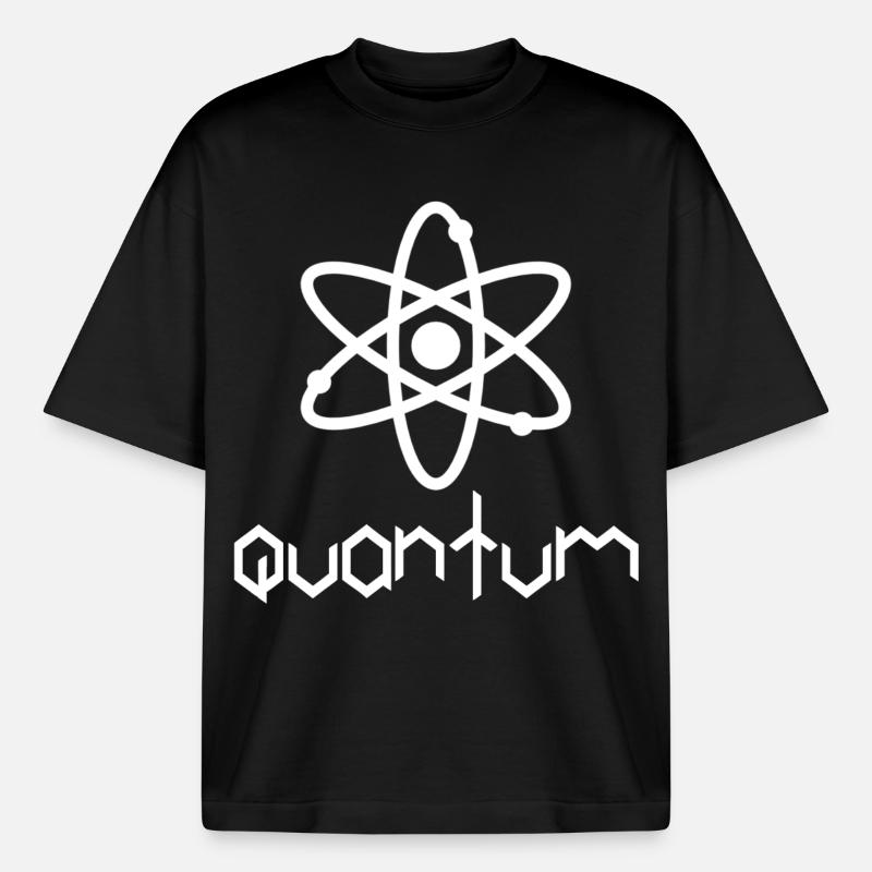 Quantity - Boxy Heavyweight Unisex Organic T-Shirt by Stanley/Stella - black