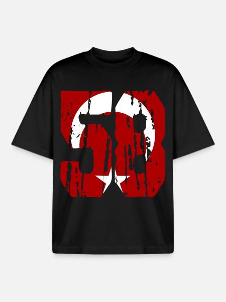 Sivas 58 used - Boxy Heavyweight Unisex Organic T-Shirt by Stanley/Stella - black