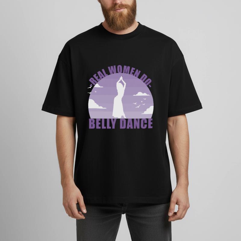 Belly Dance Belly Dancer Dancer Gift Boxy Heavyweight Unisex Organic T-Shirt by Stanley/Stella