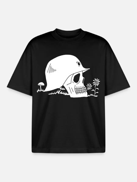 Ex-serviceman - Boxy Heavyweight Unisex Organic T-Shirt by Stanley/Stella - black