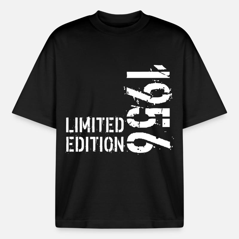 LIMITIERTE AUFLAGE 1956 - Boxy Heavyweight Unisex Organic T-Shirt von Stanley/Stella - Schwarz