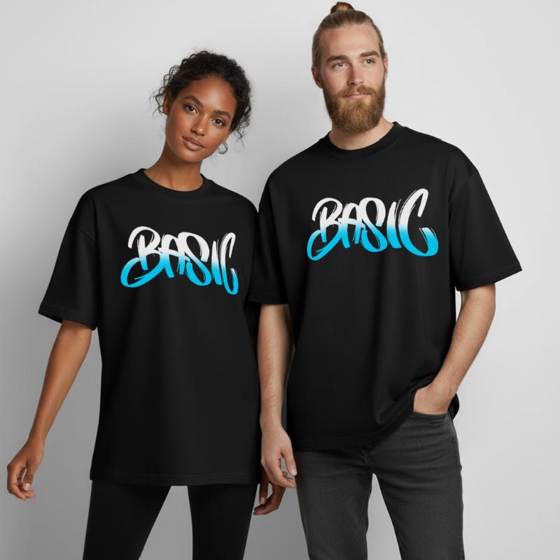 Dégradé de graffiti BASIC T-shirt unisexe boxy épais biologique Stanley/Stella