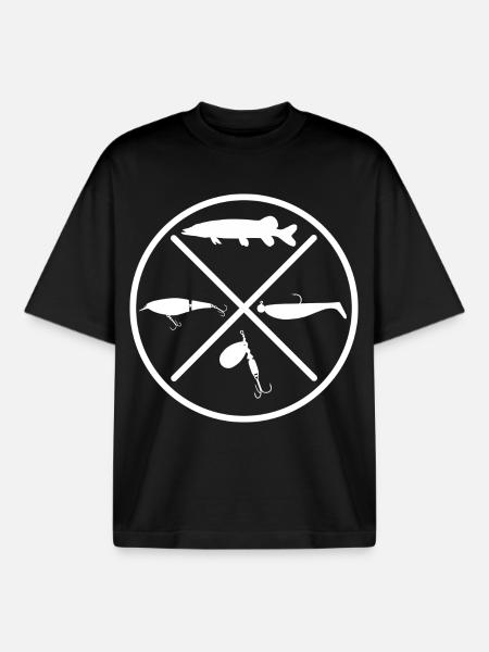 Pike - Boxy Heavyweight Unisex Organic T-Shirt by Stanley/Stella - black