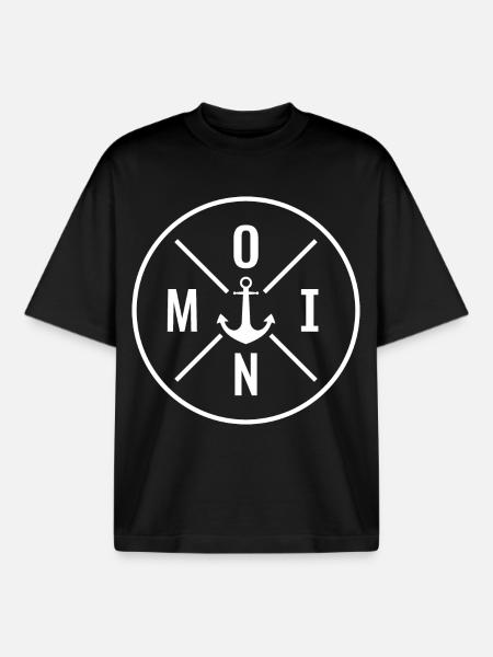 Moin  - Boxy Heavyweight Unisex Organic T-Shirt von Stanley/Stella - Schwarz