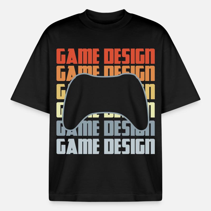 Game Dev - Heavyweight Boxy Unisex T-Shirt by Stanley/Stella - black