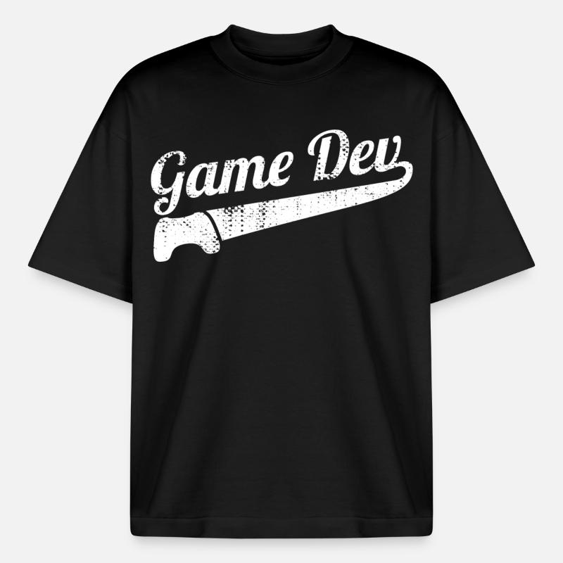 Game Developer - Heavyweight Boxy Unisex T-Shirt by Stanley/Stella - black