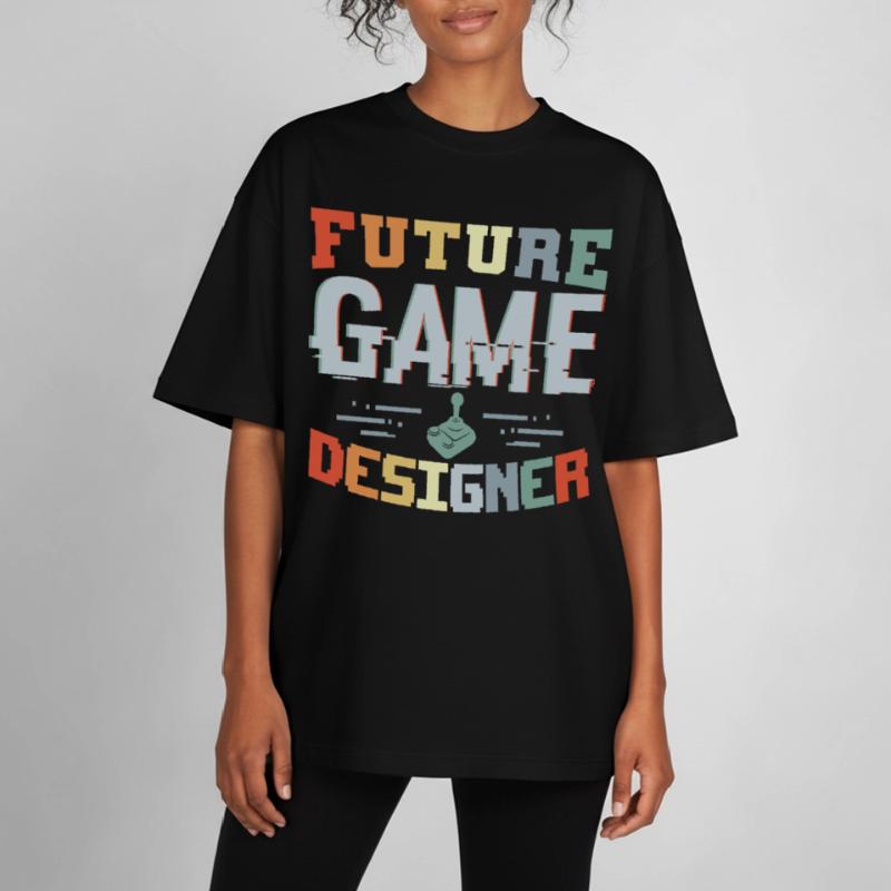 Future Game Developer Boxy Heavyweight Unisex Organic T-Shirt by Stanley/Stella