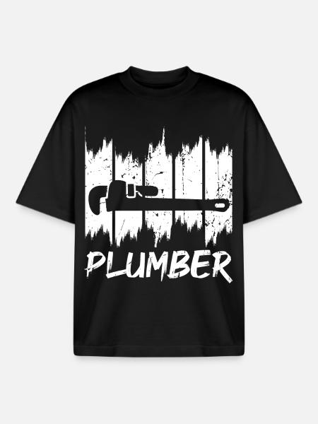 Plant mechanic - Boxy Heavyweight Unisex Organic T-Shirt by Stanley/Stella - black