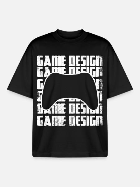 Game Designer - Boxy Heavyweight Unisex Organic T-Shirt by Stanley/Stella - black