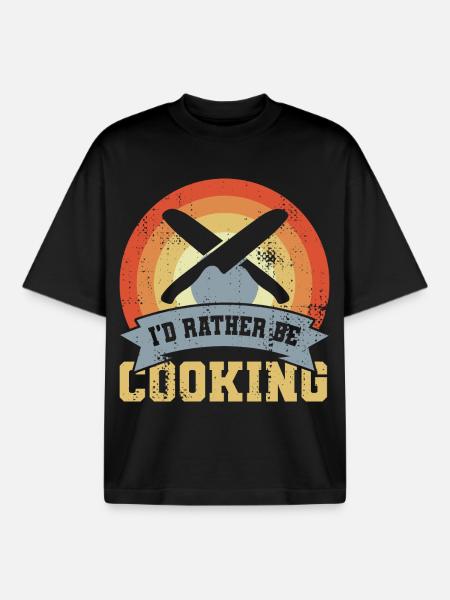 Recipe - Boxy Heavyweight Unisex Organic T-Shirt by Stanley/Stella - black