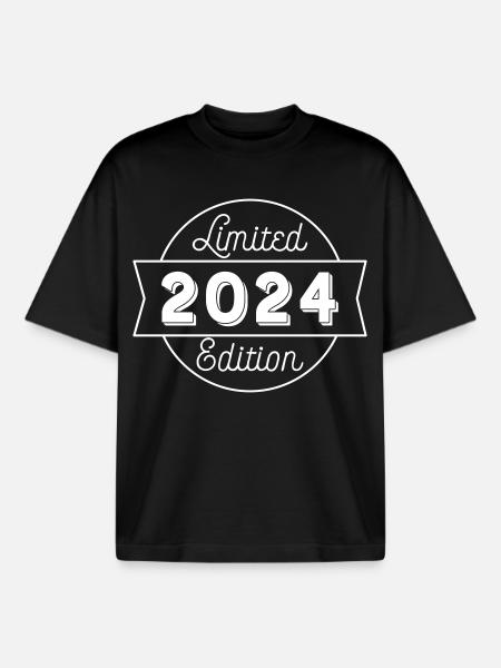 2024 - Boxy Heavyweight Unisex Organic T-Shirt by Stanley/Stella - black
