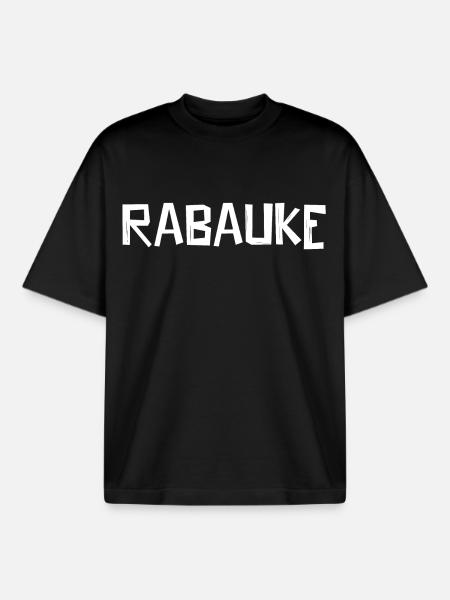 Rabauke - Boxy Heavyweight Unisex Organic T-Shirt von Stanley/Stella - Schwarz