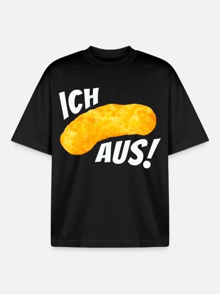 Ich flip aus! - Erdnussflip Peanut - Boxy Heavyweight Unisex Organic T-Shirt von Stanley/Stella - Schwarz