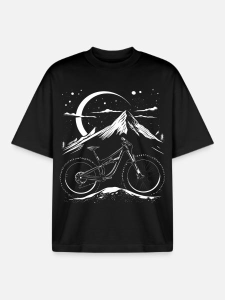 VTT - T-shirt unisexe boxy épais biologique Stanley/Stella - noir