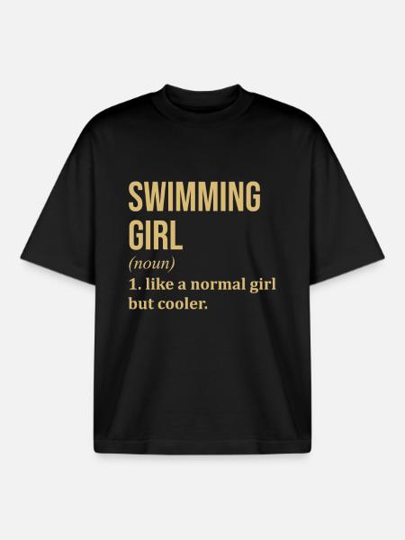 natation - T-shirt unisexe boxy épais biologique Stanley/Stella - noir