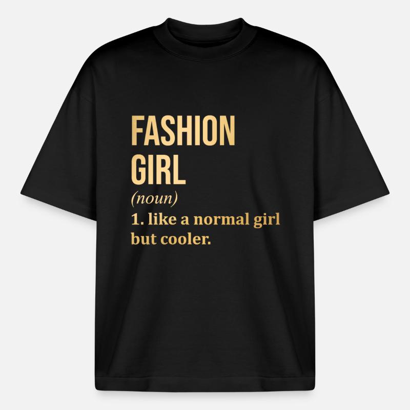 mode - T-shirt unisexe épais coupe boxy Stanley/Stella - noir